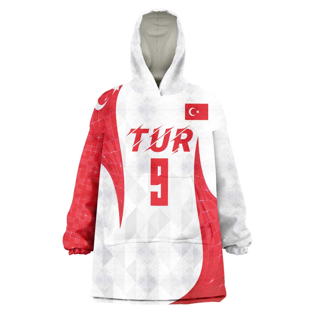 Custom Turkey Volleyball Wearable Blanket Hoodie Sport Wings Style