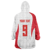 Custom Turkey Volleyball Wearable Blanket Hoodie Sport Wings Style