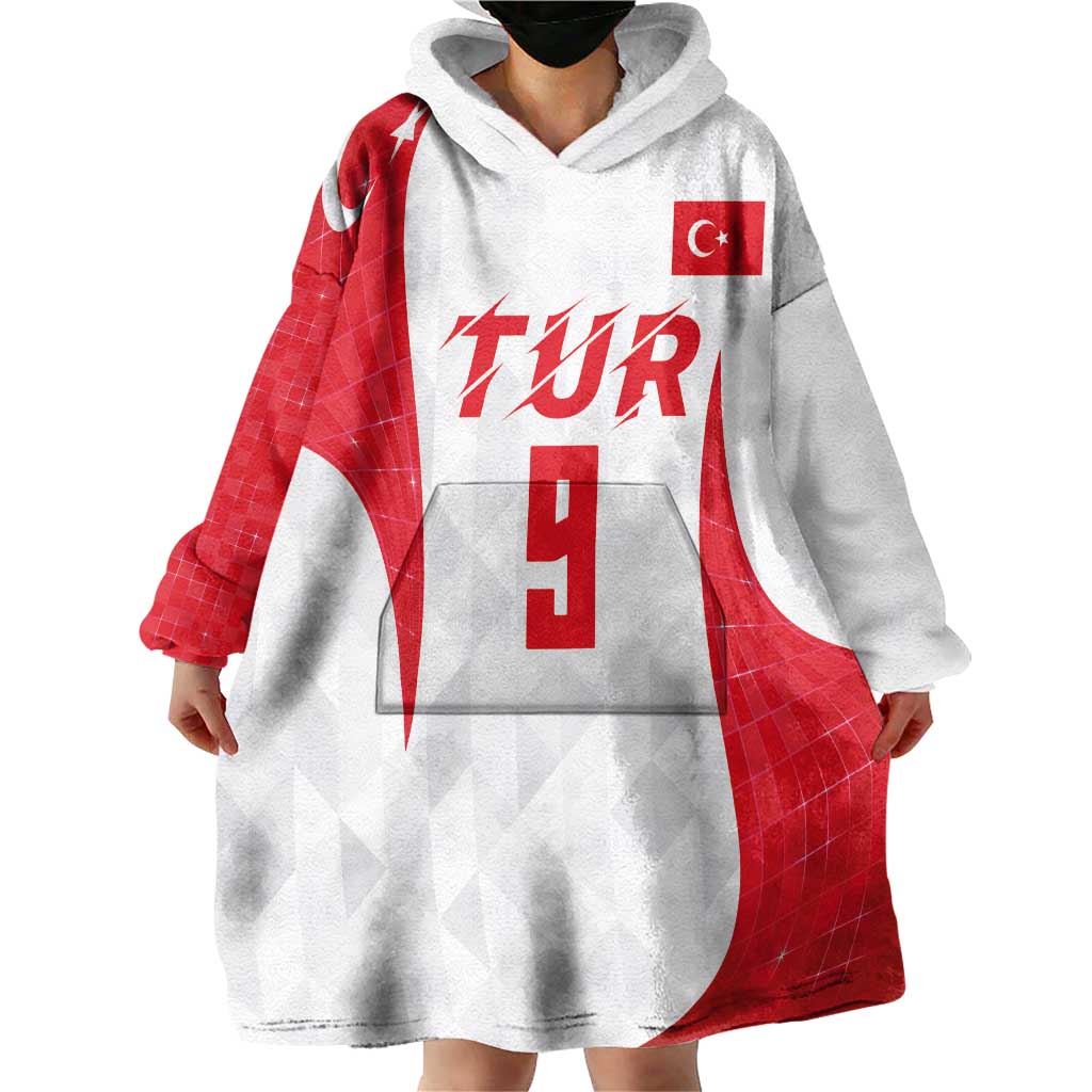 Custom Turkey Volleyball Wearable Blanket Hoodie Sport Wings Style