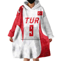 Custom Turkey Volleyball Wearable Blanket Hoodie Sport Wings Style
