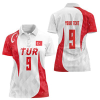 Custom Turkey Volleyball Women Polo Shirt Sport Wings Style