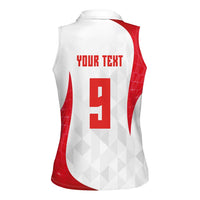 Custom Turkey Volleyball Women Sleeveless Polo Shirt Sport Wings Style