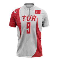 Custom Turkey Volleyball Zipper Polo Shirt Sport Wings Style