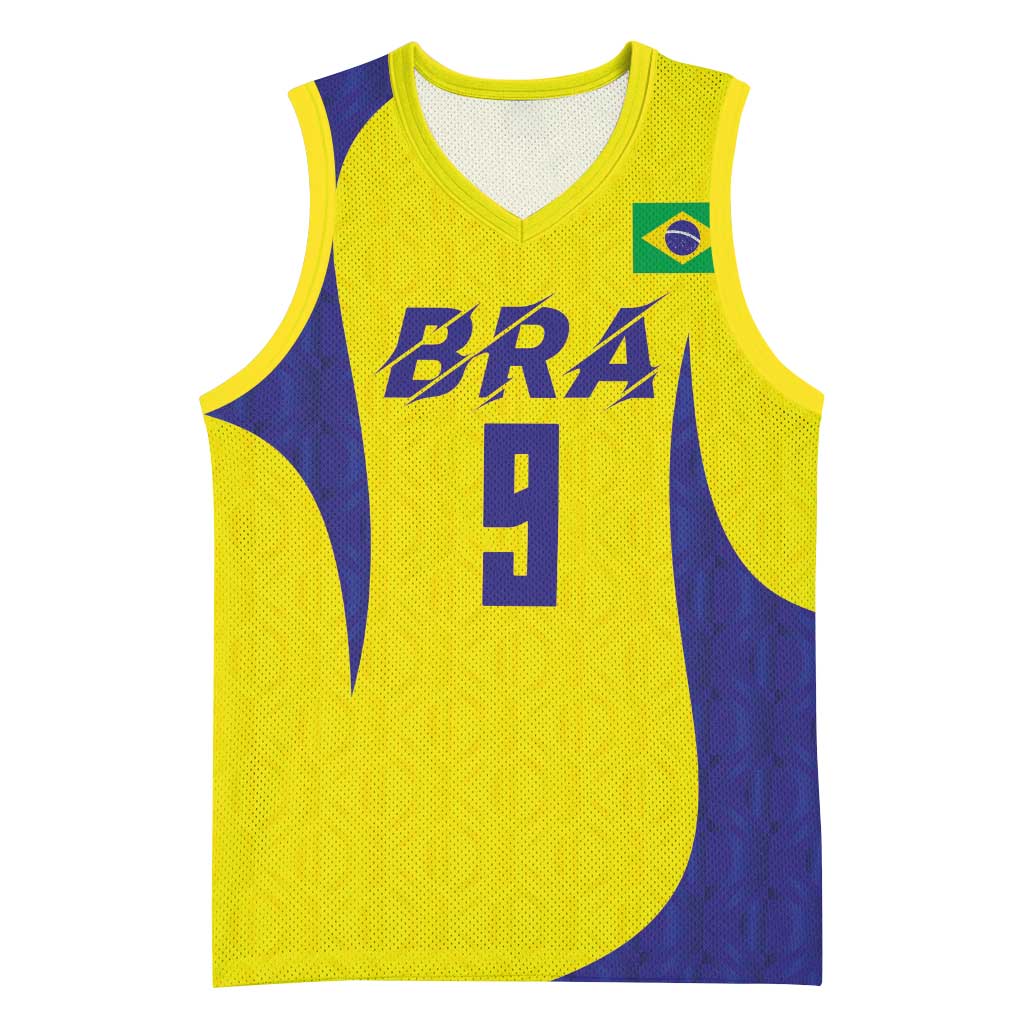 Custom Brazil Volleyball Basketball Jersey Sport Wings Style