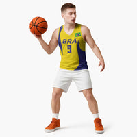 Custom Brazil Volleyball Basketball Jersey Sport Wings Style