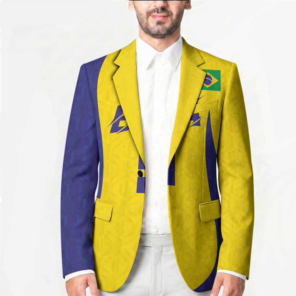 Custom Brazil Volleyball Blazer Sport Wings Style
