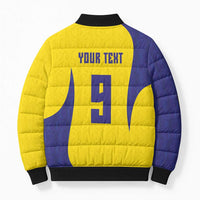 Custom Brazil Volleyball Bomber Puffer Jacket Sport Wings Style