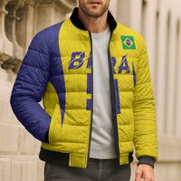 Custom Brazil Volleyball Bomber Puffer Jacket Sport Wings Style