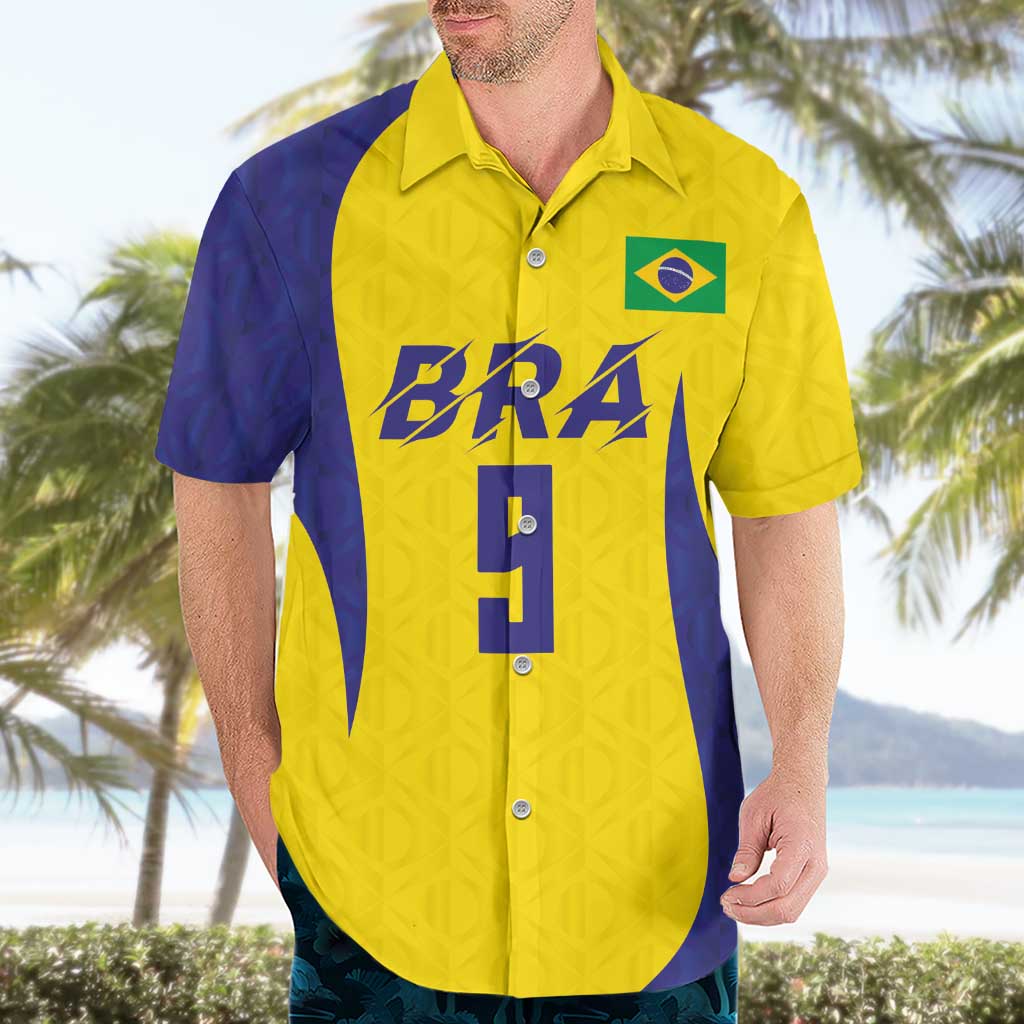 Custom Brazil Volleyball Hawaiian Shirt Sport Wings Style