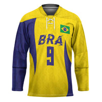 Custom Brazil Volleyball Hockey Jersey Sport Wings Style