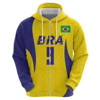 Custom Brazil Volleyball Hoodie Sport Wings Style
