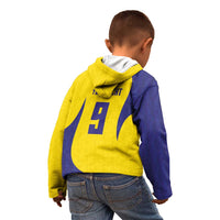 Custom Brazil Volleyball Kid Hoodie Sport Wings Style