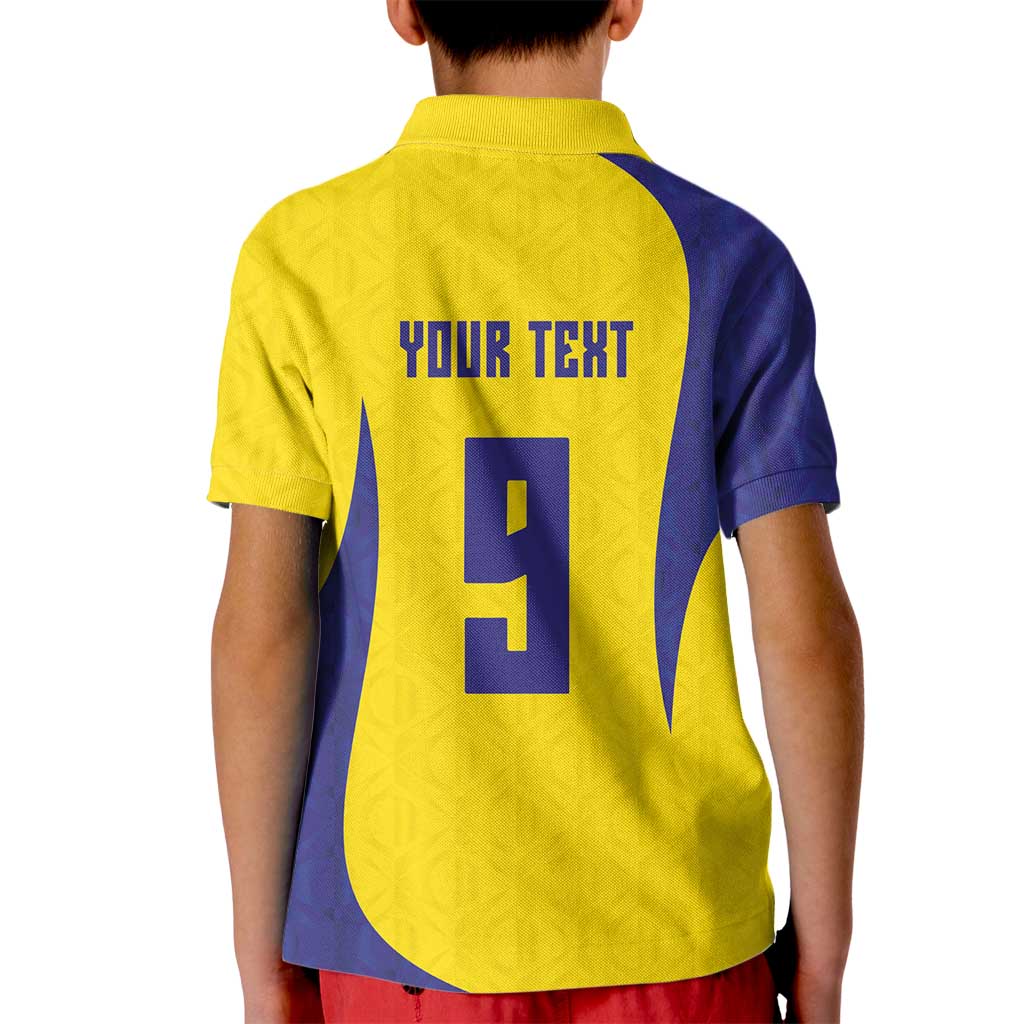 Custom Brazil Volleyball Kid Polo Shirt Sport Wings Style