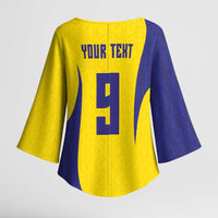 Custom Brazil Volleyball Kimono Sleeve Blouse Sport Wings Style