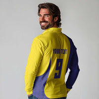 Custom Brazil Volleyball Long Sleeve Polo Shirt Sport Wings Style