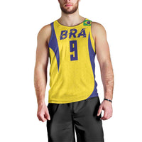 Custom Brazil Volleyball Men Tank Top Sport Wings Style