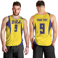 Custom Brazil Volleyball Men Tank Top Sport Wings Style