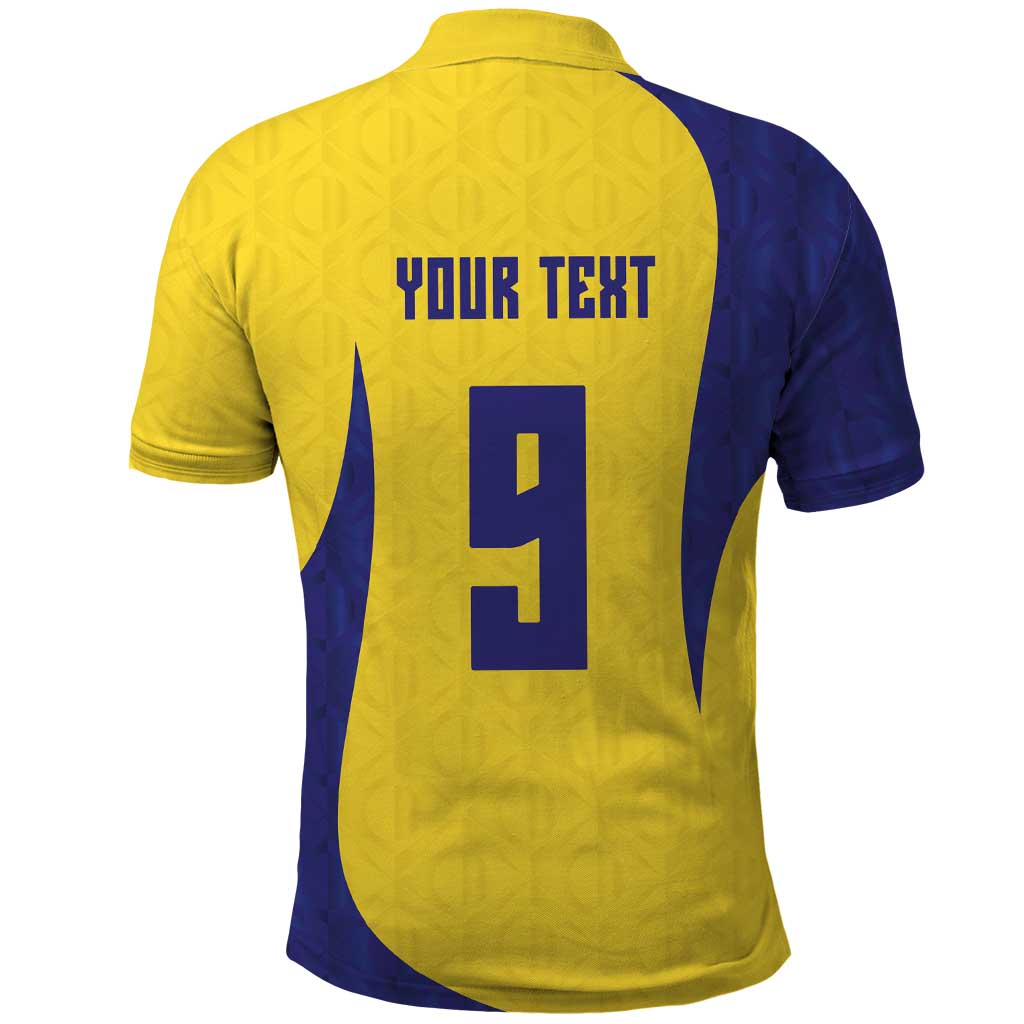 Custom Brazil Volleyball Polo Shirt Sport Wings Style