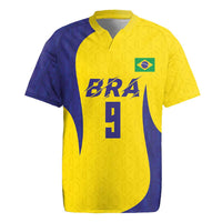 Custom Brazil Volleyball Rugby Jersey Sport Wings Style