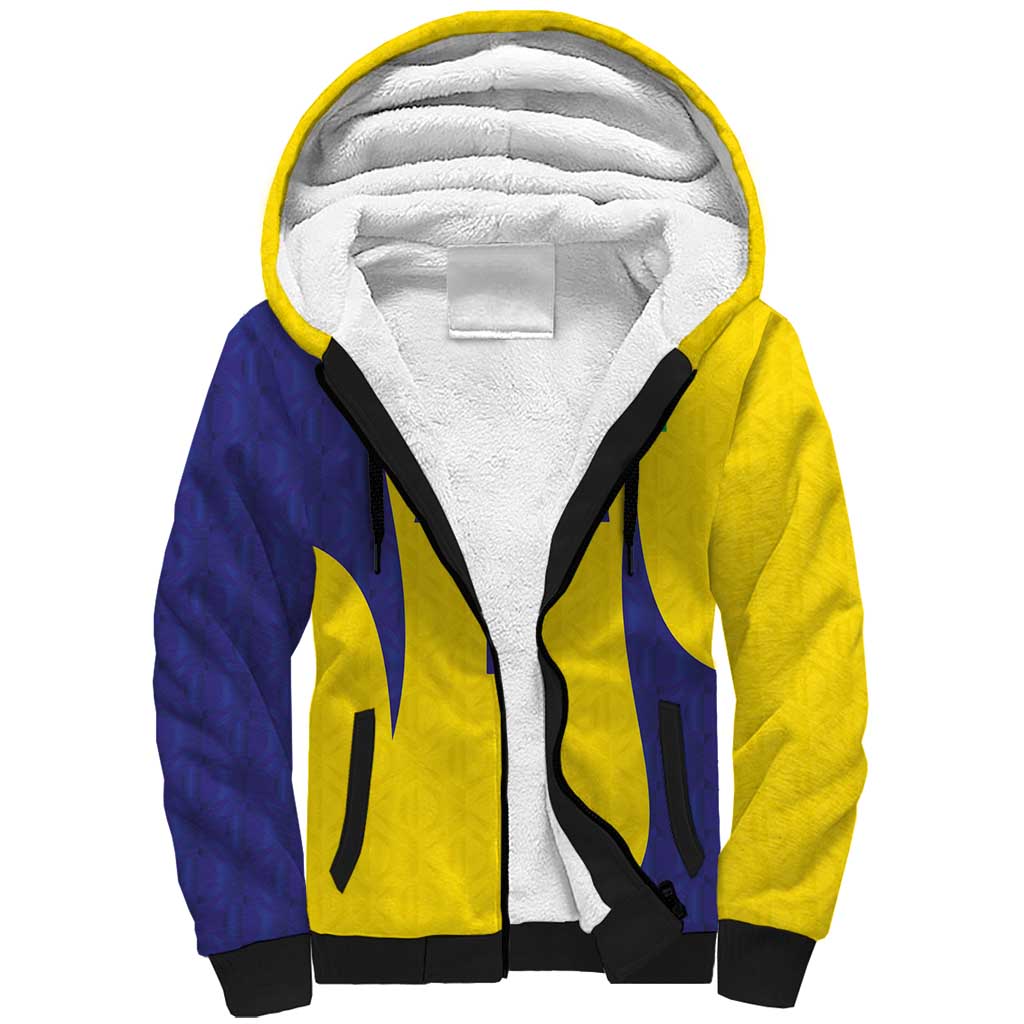Custom Brazil Volleyball Sherpa Hoodie Sport Wings Style