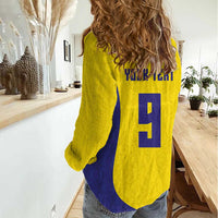 Custom Brazil Volleyball Women Casual Shirt Sport Wings Style