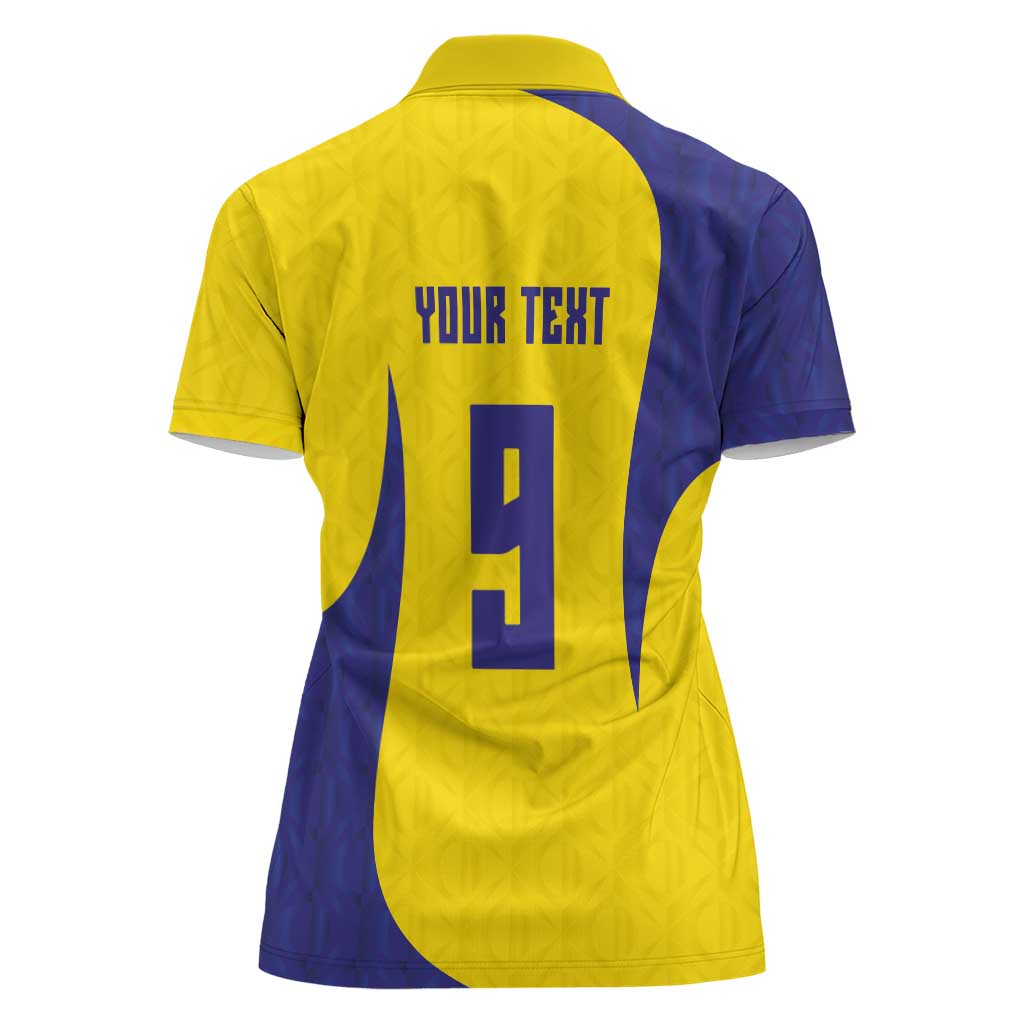 Custom Brazil Volleyball Women Polo Shirt Sport Wings Style