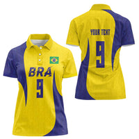 Custom Brazil Volleyball Women Polo Shirt Sport Wings Style