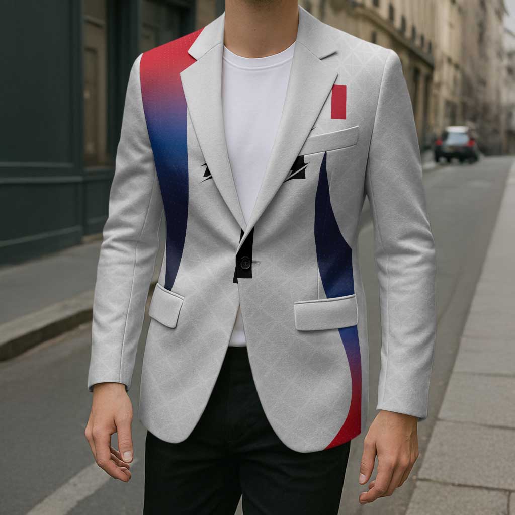 Custom France Volleyball Blazer Sport Wings Style