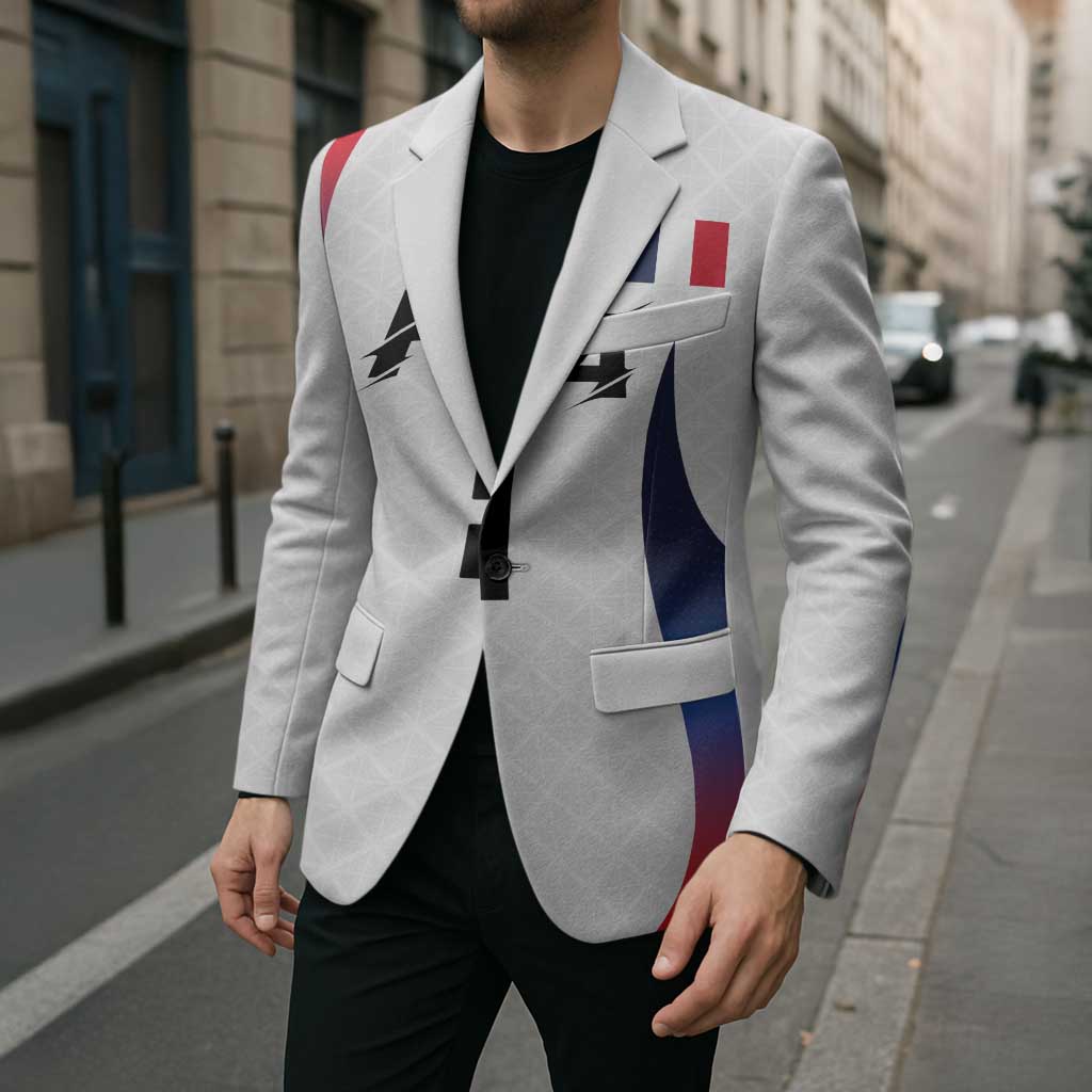 Custom France Volleyball Blazer Sport Wings Style