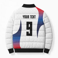 Custom France Volleyball Bomber Puffer Jacket Sport Wings Style