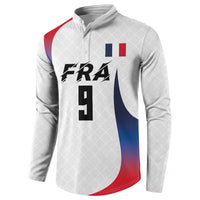 Custom France Volleyball Button Sweatshirt Sport Wings Style