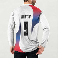 Custom France Volleyball Button Sweatshirt Sport Wings Style