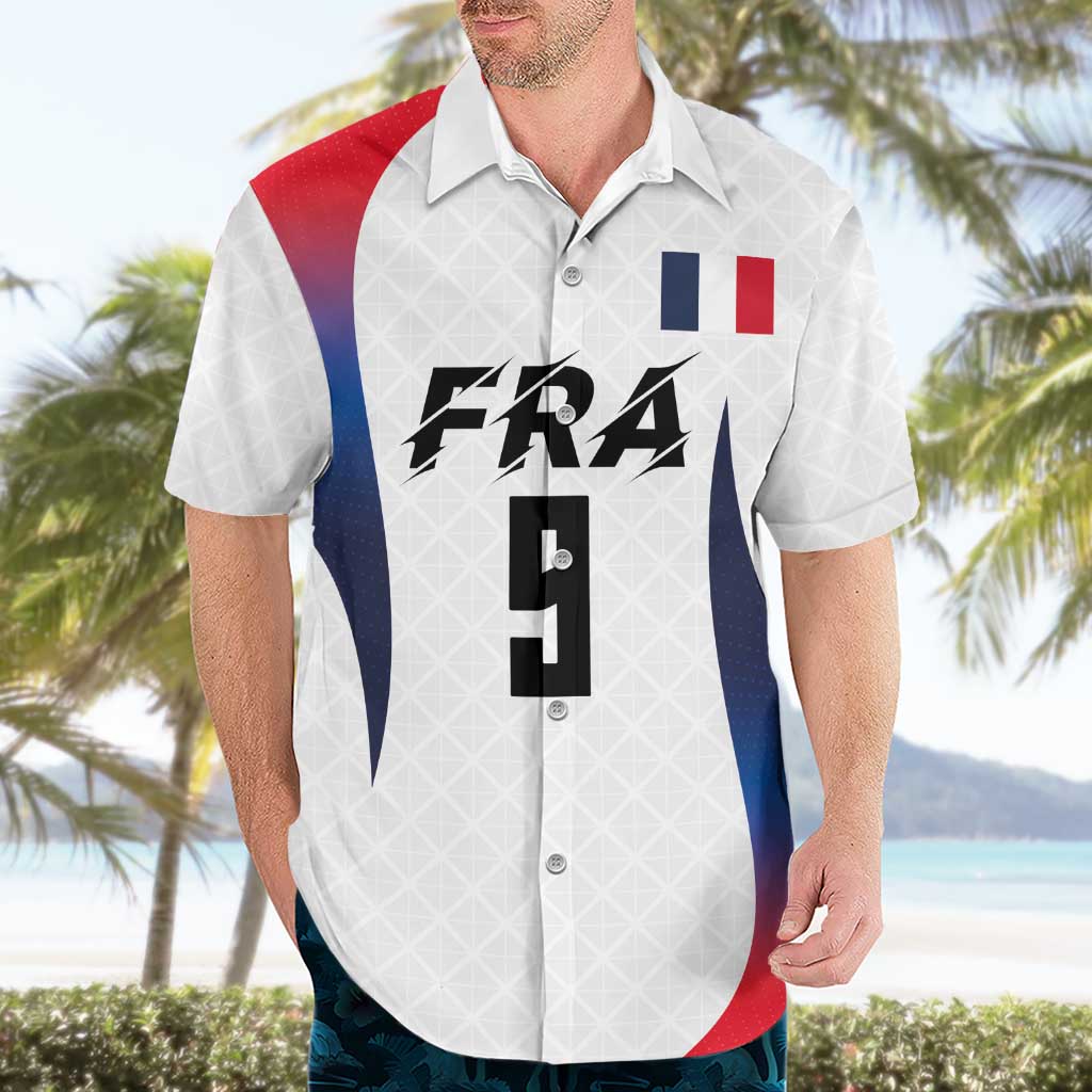 Custom France Volleyball Hawaiian Shirt Sport Wings Style