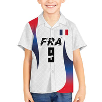 Custom France Volleyball Kid Hawaiian Shirt Sport Wings Style