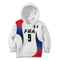 Custom France Volleyball Kid Hoodie Sport Wings Style