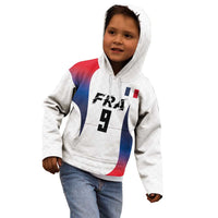 Custom France Volleyball Kid Hoodie Sport Wings Style