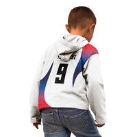 Custom France Volleyball Kid Hoodie Sport Wings Style