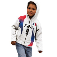 Custom France Volleyball Kid Hoodie Sport Wings Style