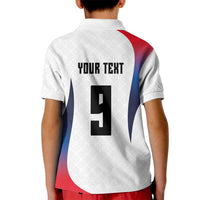 Custom France Volleyball Kid Polo Shirt Sport Wings Style