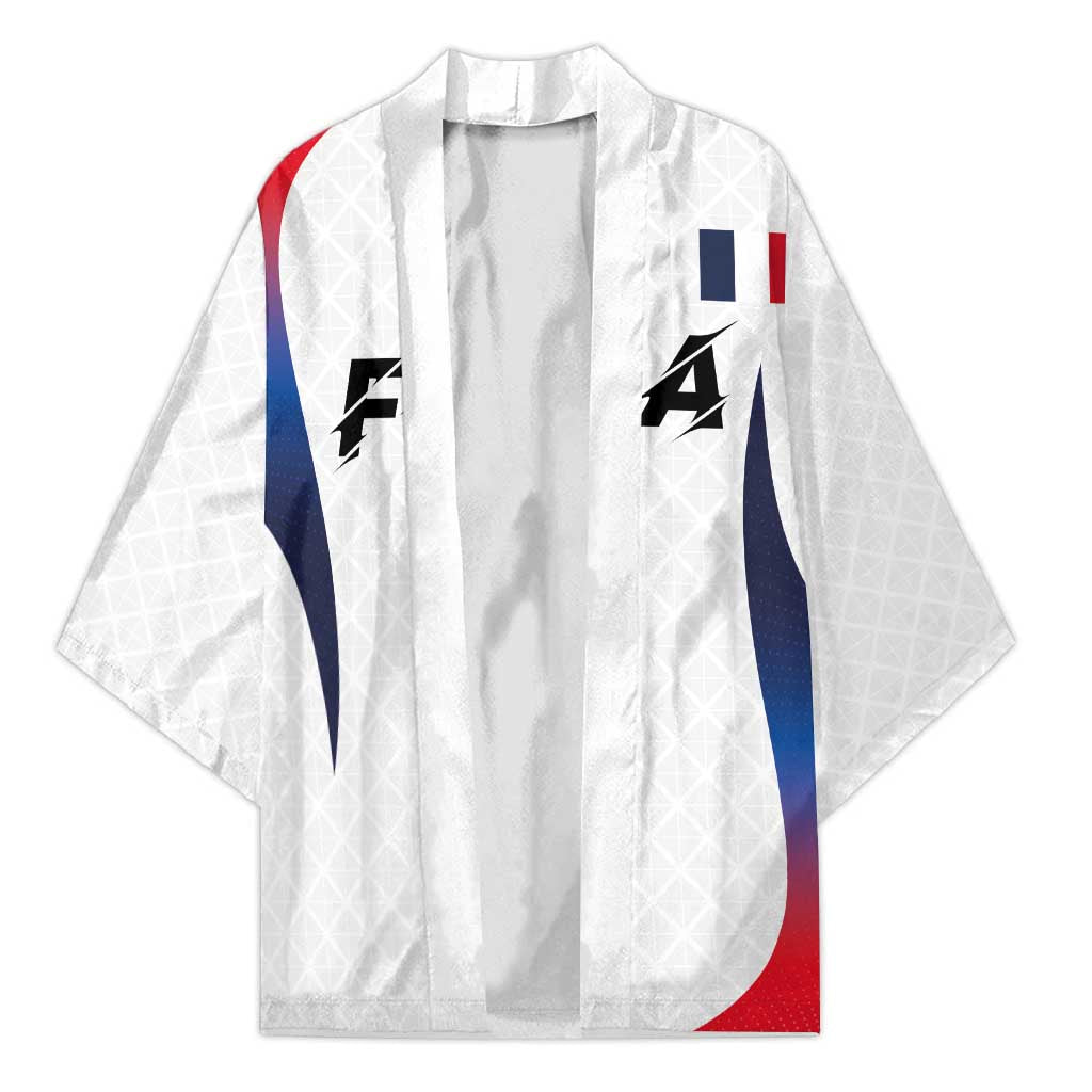 Custom France Volleyball Kimono Sport Wings Style