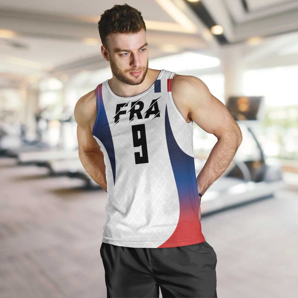 Custom France Volleyball Men Tank Top Sport Wings Style