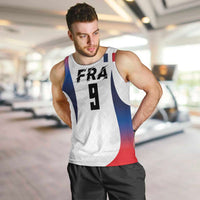 Custom France Volleyball Men Tank Top Sport Wings Style