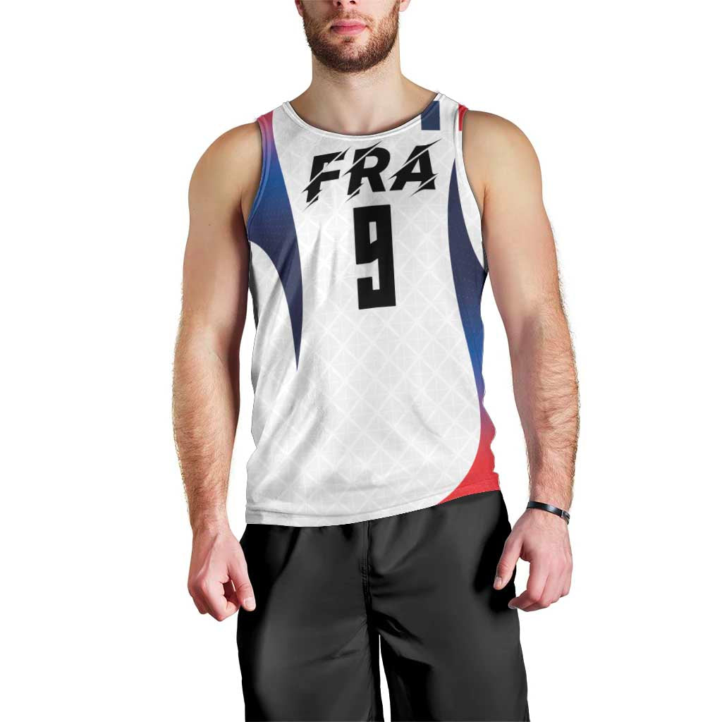 Custom France Volleyball Men Tank Top Sport Wings Style