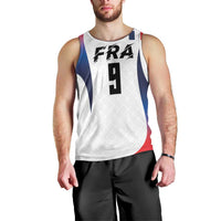 Custom France Volleyball Men Tank Top Sport Wings Style