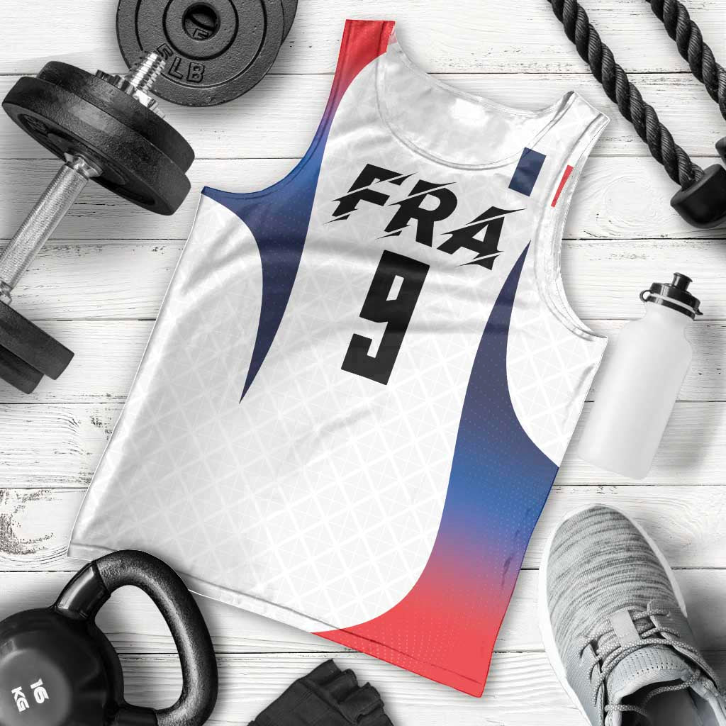 Custom France Volleyball Men Tank Top Sport Wings Style