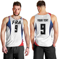 Custom France Volleyball Men Tank Top Sport Wings Style