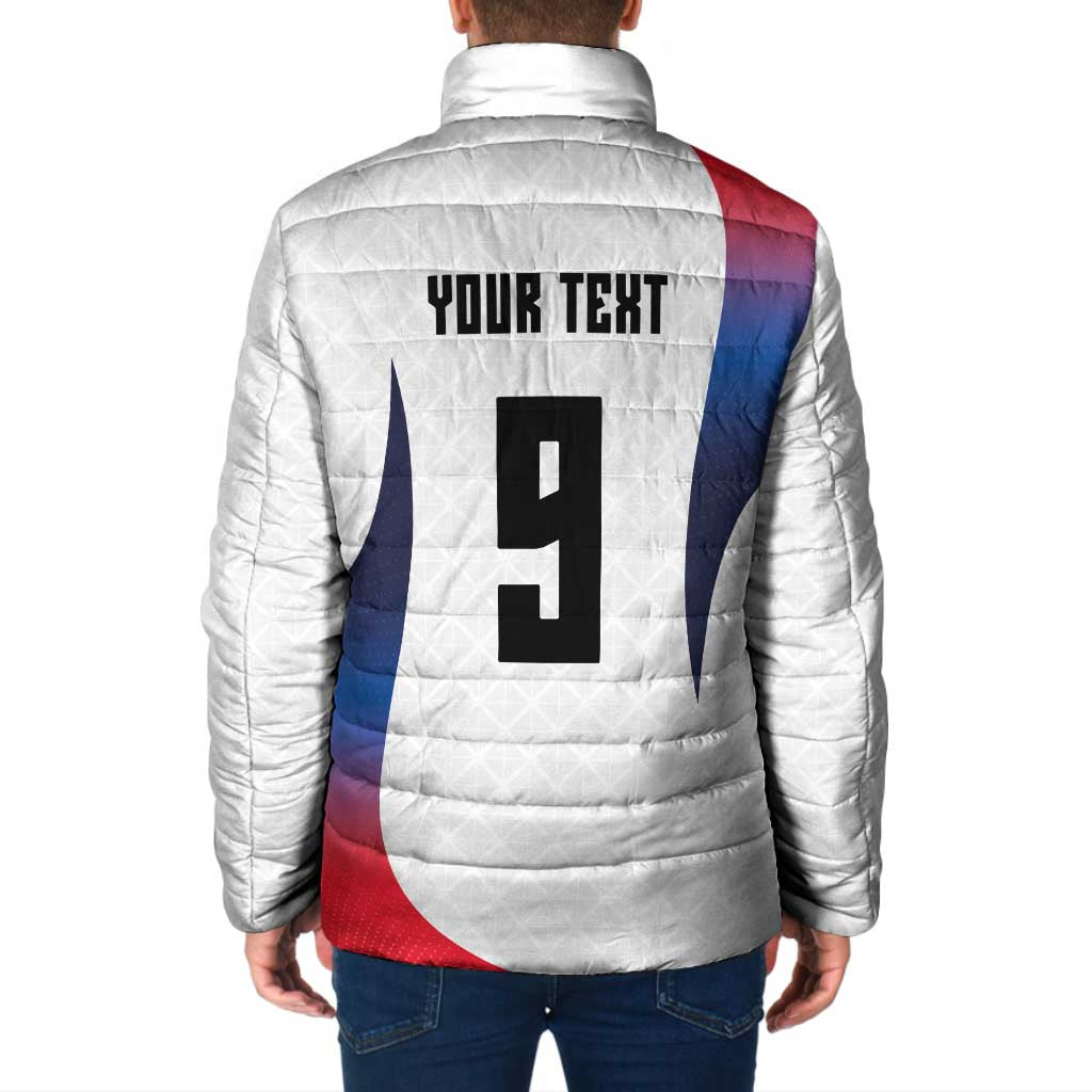 Custom France Volleyball Padded Jacket Sport Wings Style