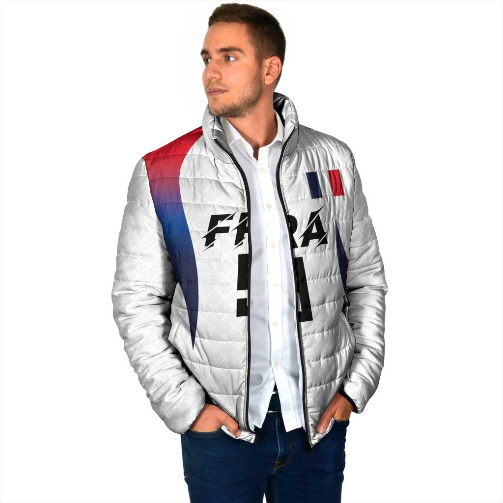 Custom France Volleyball Padded Jacket Sport Wings Style