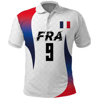 Custom France Volleyball Polo Shirt Sport Wings Style