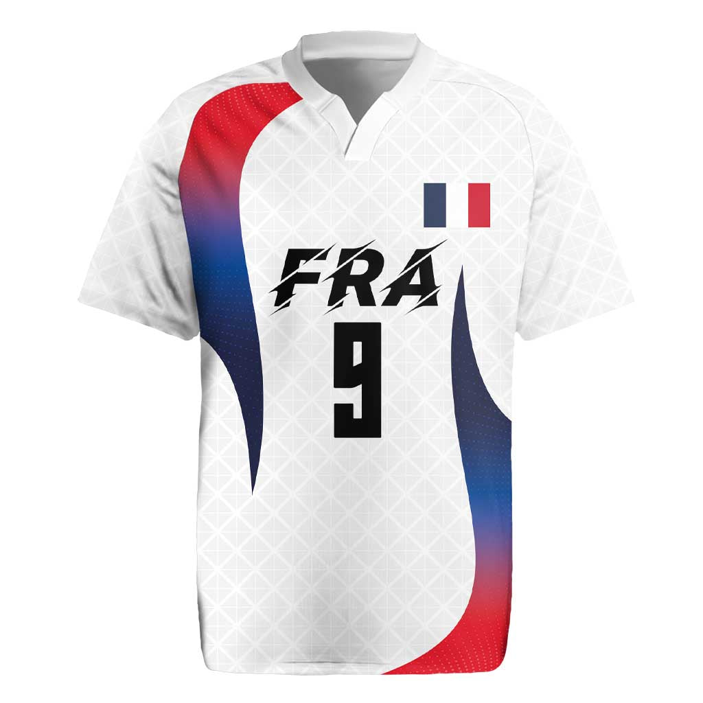 Custom France Volleyball Rugby Jersey Sport Wings Style
